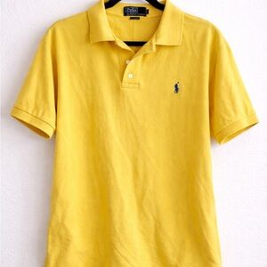 Polo by Ralph Lauren Bright Yellow Short-Sleeve Polo with Navy Logo